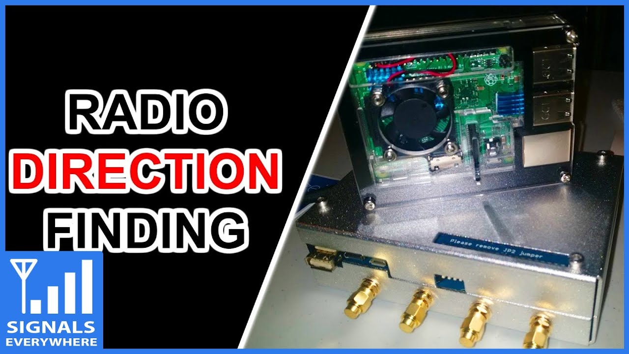 Radio Direction Finding Equipment KerberosSDR Coherent 4 x RTL SDR RDF Setup