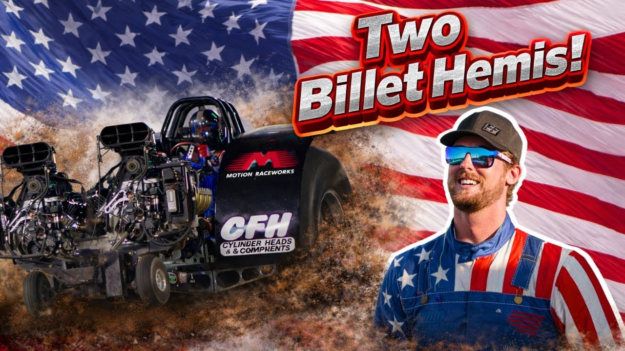 Two Billet Hemis? Cleetus McFarland goes NTPA Pulling!