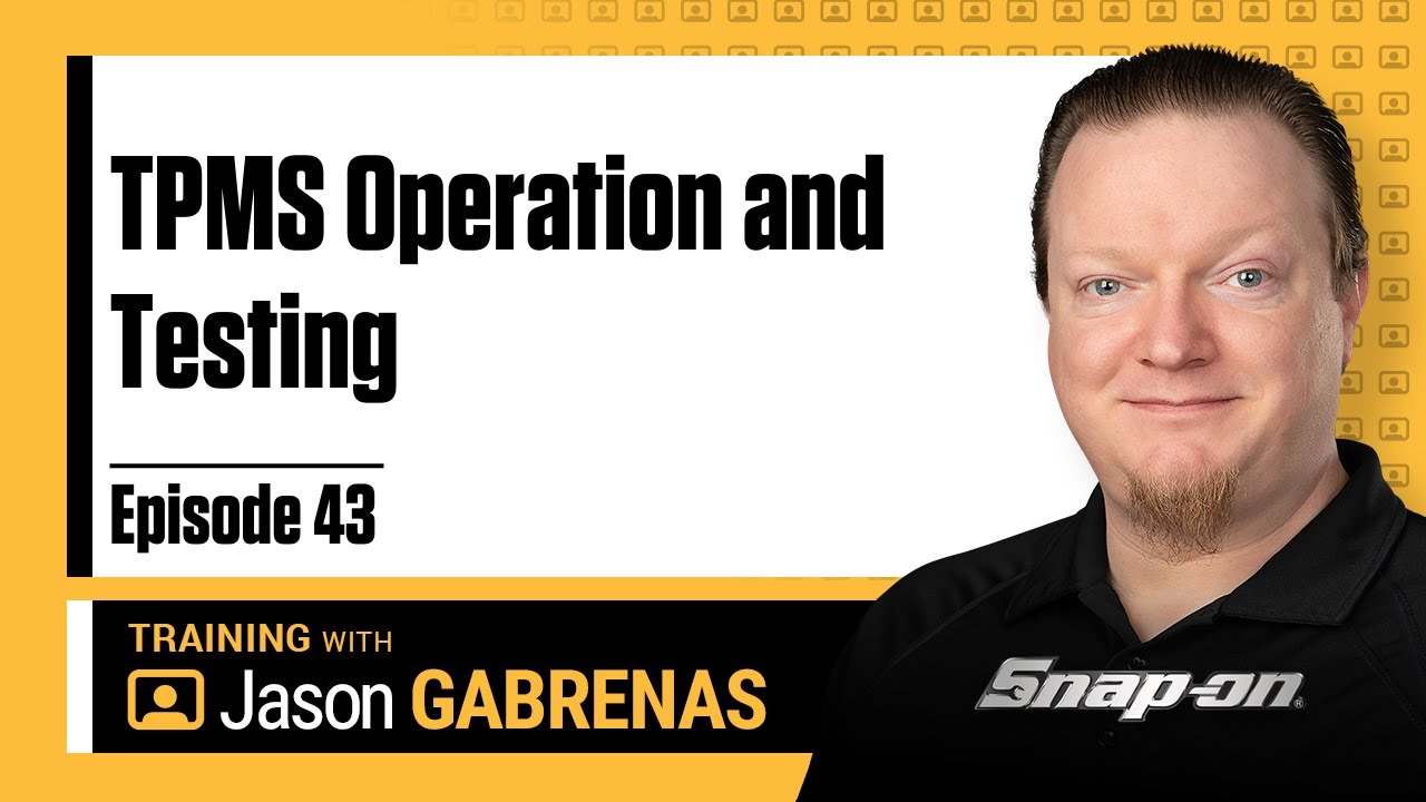 TPMS Operation and Testing - Snap-on Live Training Episode 43