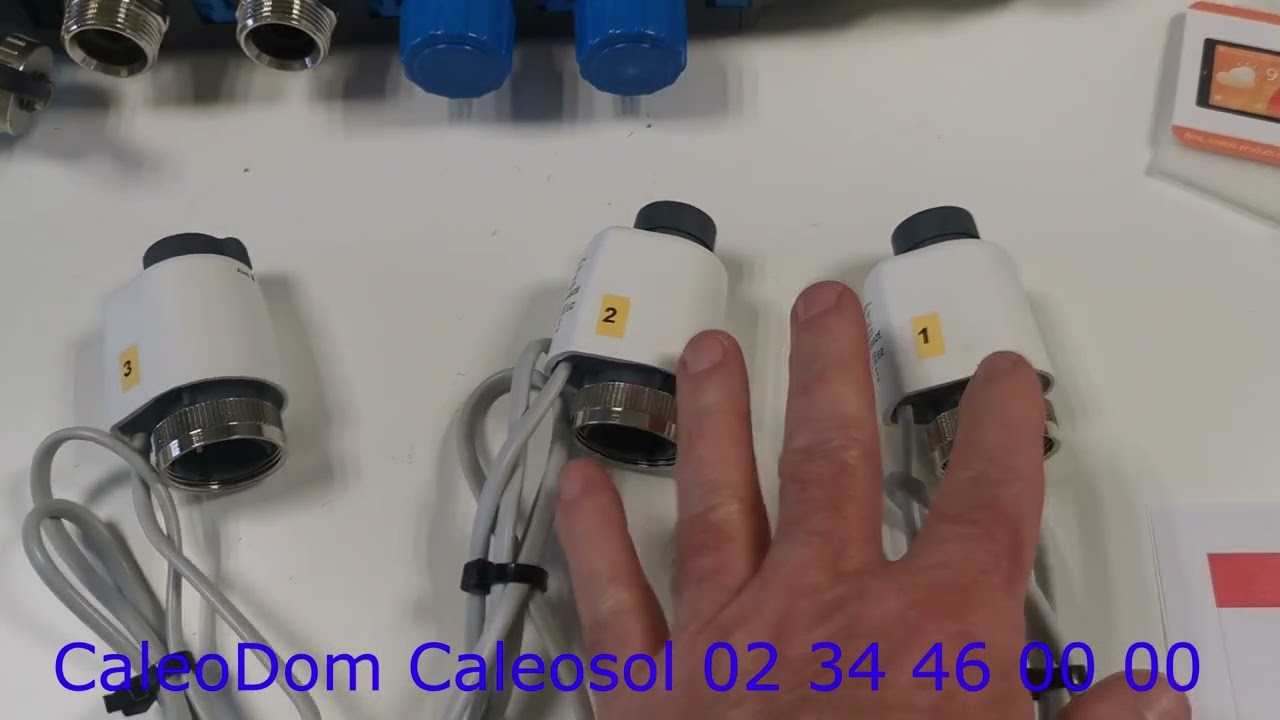 Thermostat domotique CaleoDom Zigbee unboxed