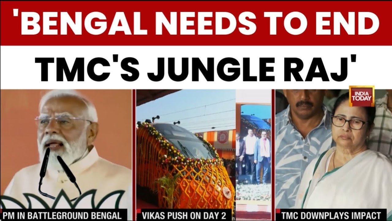 PM Modi in Singur Launches ₹830 Cr Projects, Attacks TMC Over &lsquo;15-Year Jungle Raj&rsquo; | India Today