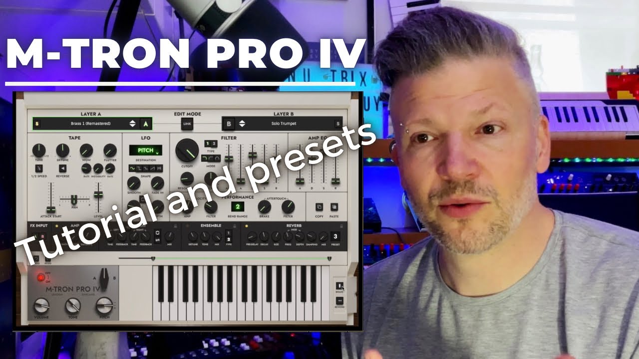 GForce software M-Tron Pro IV quick tour + some presets