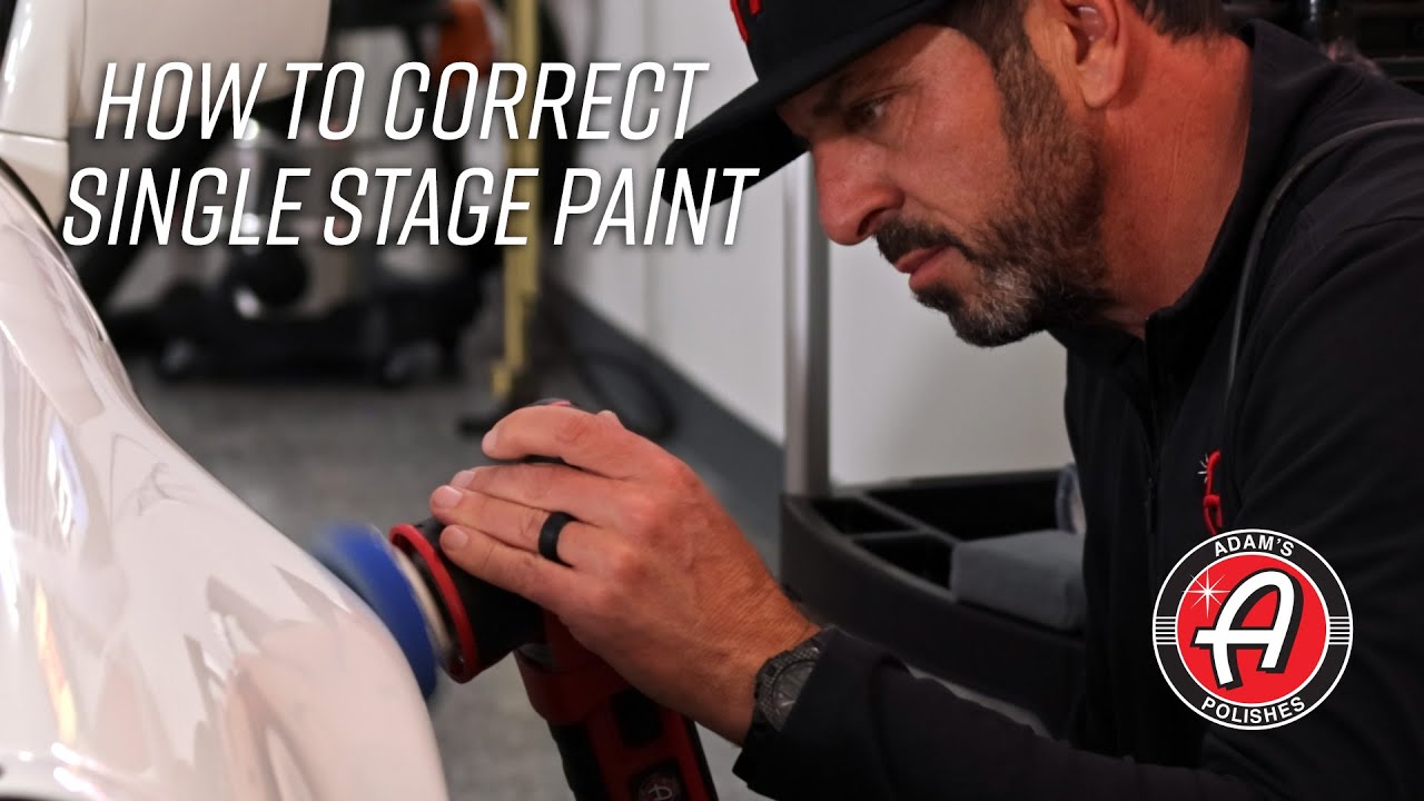 How To Correct Single Stage Paint