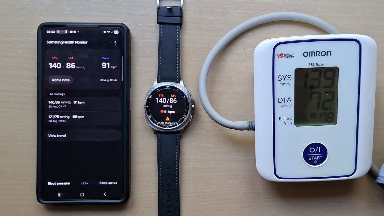 Samsung Galaxy Watch 8 Classic Blood Pressure Measurement 