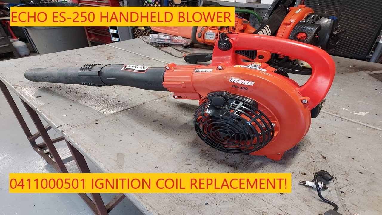 Echo ES-250 Hand Held Blower | Won't Crank Or Run! | Coil Replacement!