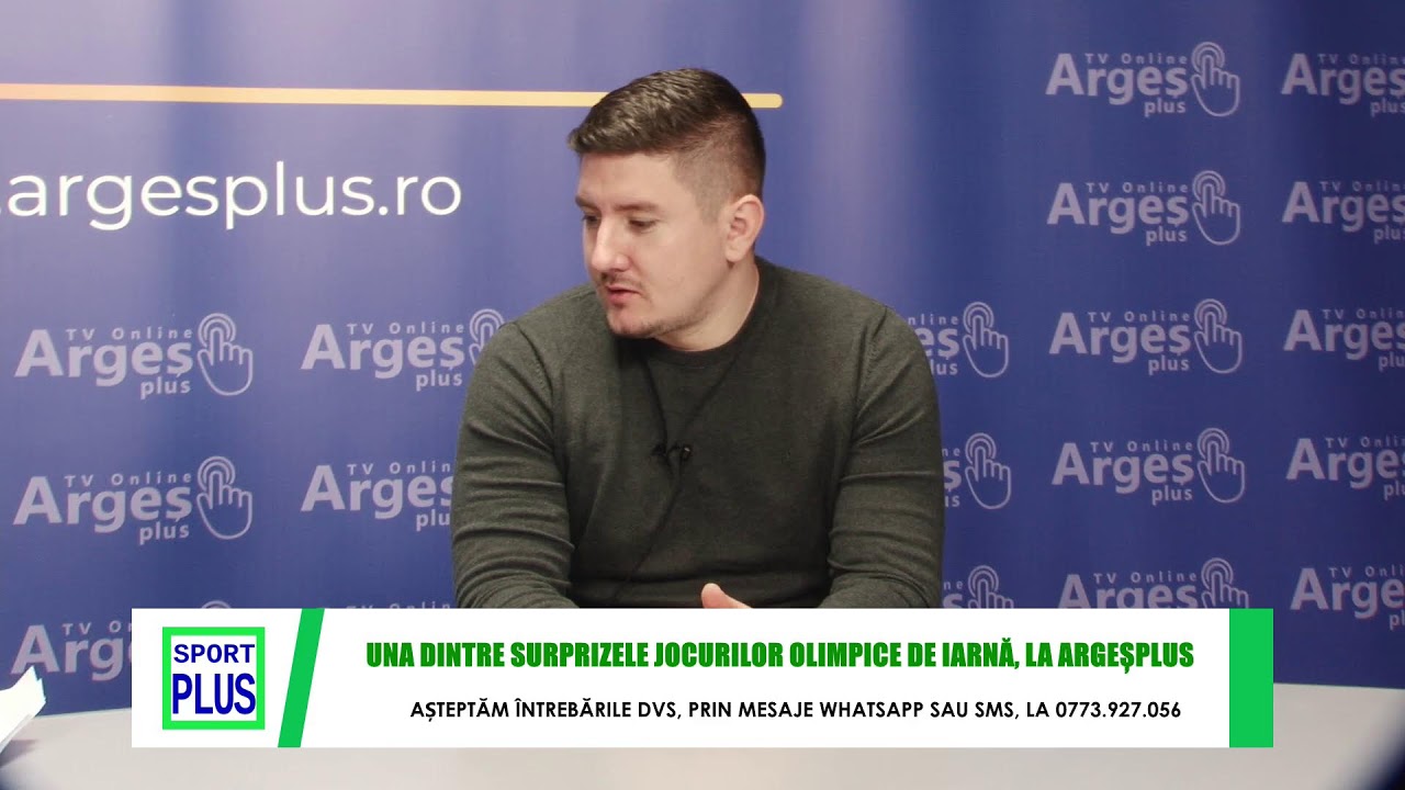 Una dintre surprizele Jocurilor Olimpice de Iarnă, în studioul Argeșplus