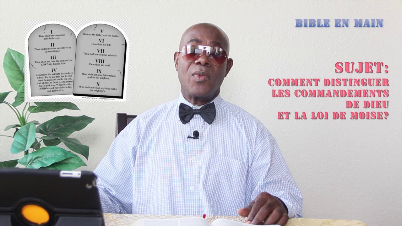 Comment distinguer les commandements de Dieu et la Loi de Moise avec Fr. Makendy Francois