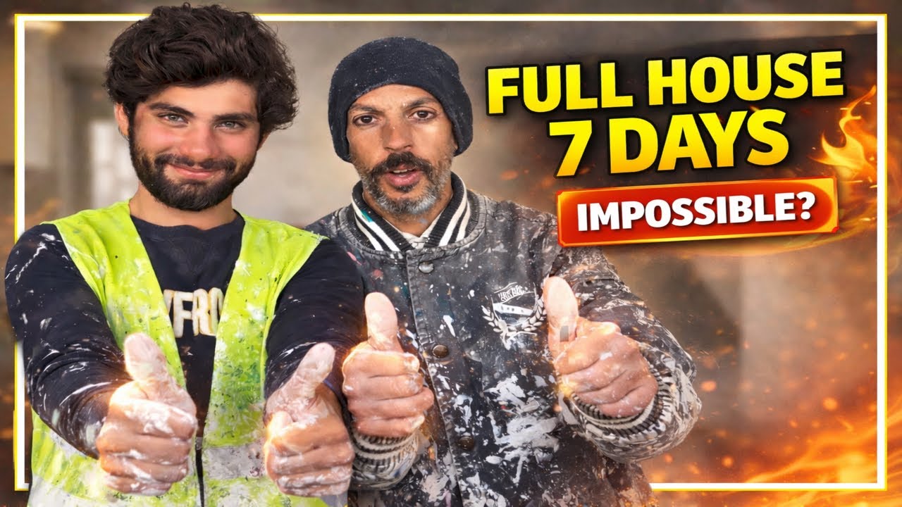 Full House Painted Challenge in 7 Days is it impossible 😱