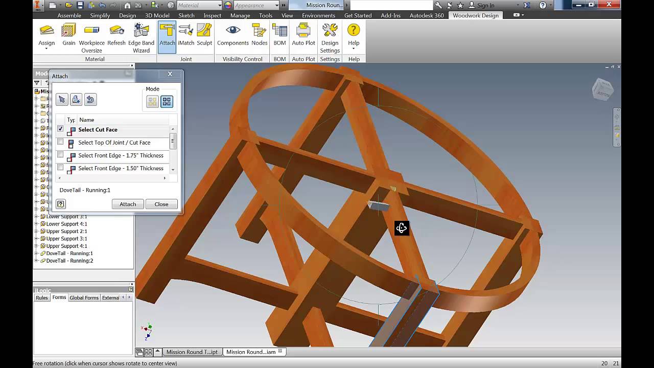 Mission Furniture - Inventor - Woodworking