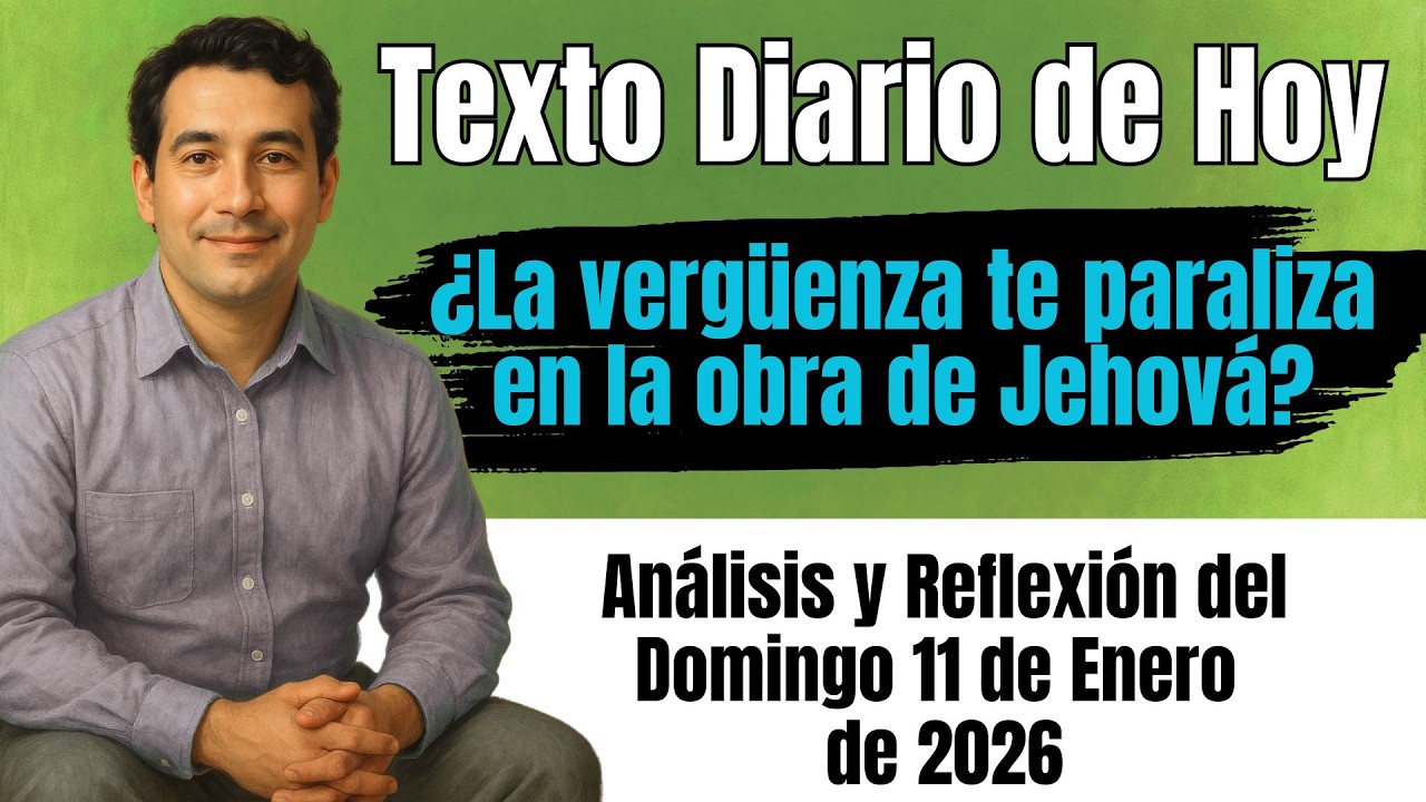 TEXTO DIARIO DE HOY | REFLEXIONA y Medita 📩! | Domingo 11 de Enero 2026