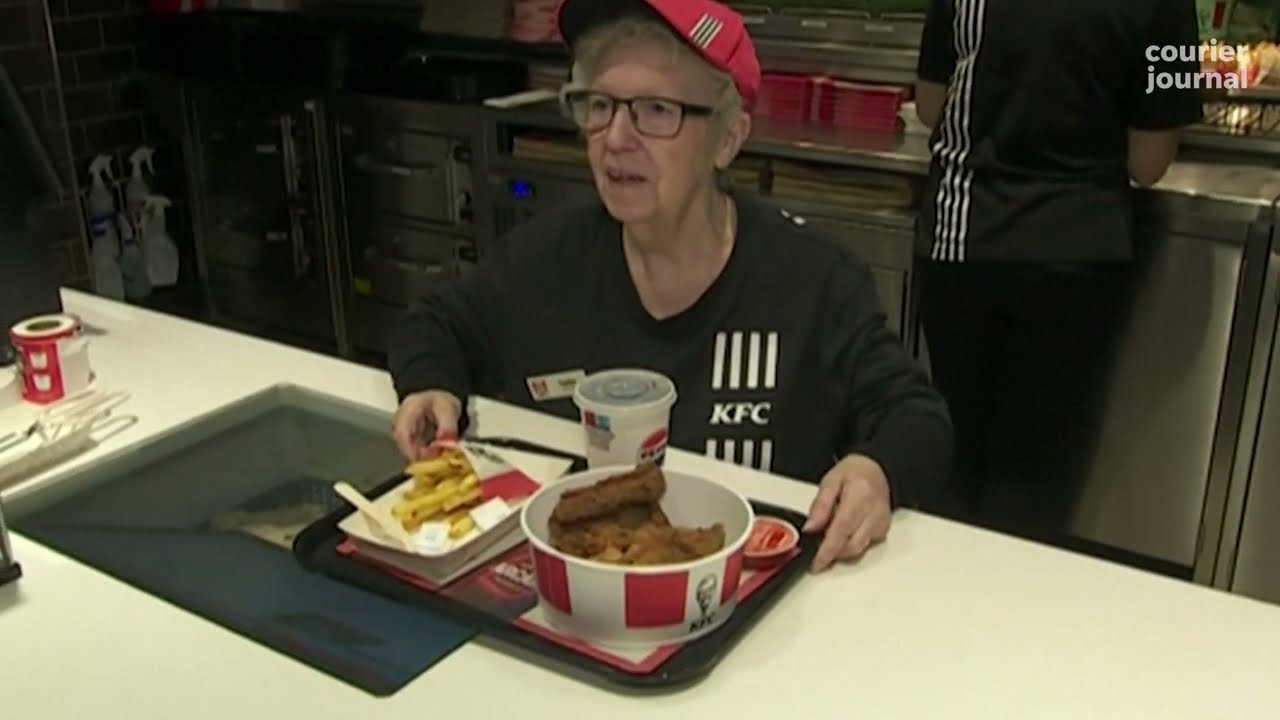 KFC's longest-serving worker honored by English town at funeral