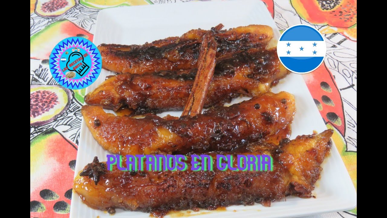 Platanos en gloria - Las recetas de Anita