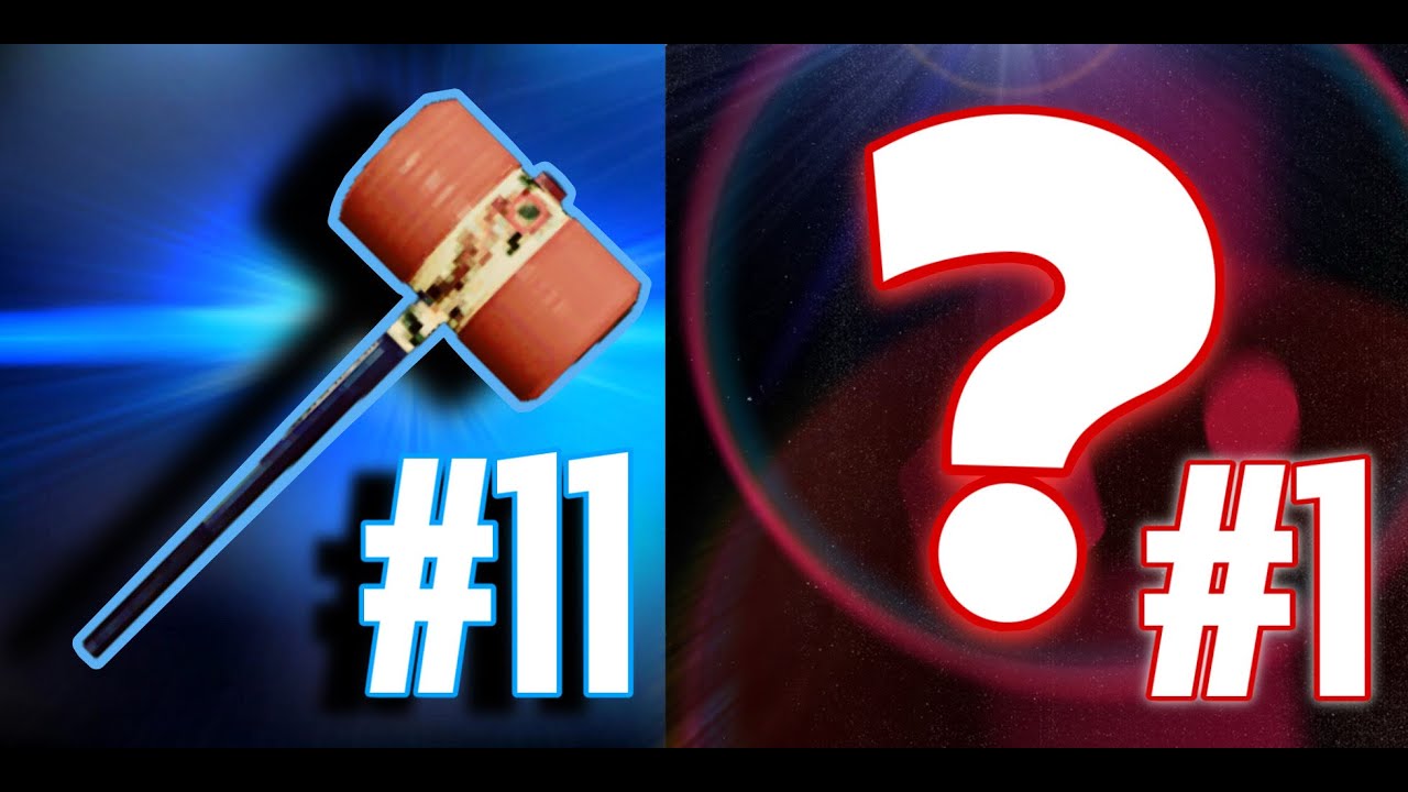 All MELEE WEAPONS In Misery - RANKED