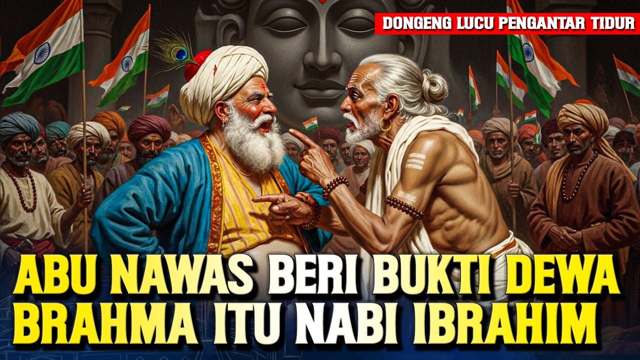ABU NAWAS BERI BUKTI PANDITA HINDU SELAMA INI MENYEMBAH NABI IBRAHIM - DONGENG NAWAS PENGANTAR TIDUR