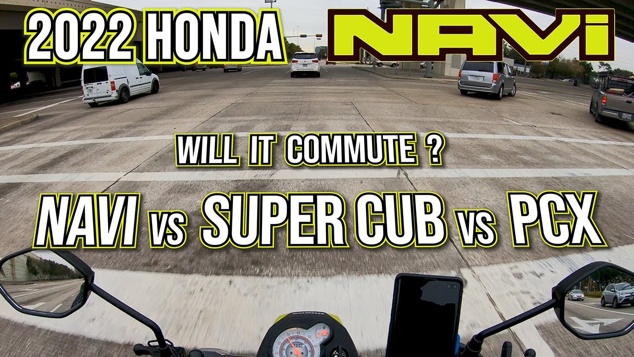 Honda NAVI 2022: будет ли он ездить на работу? // NAVI против Super Cub против PCX150