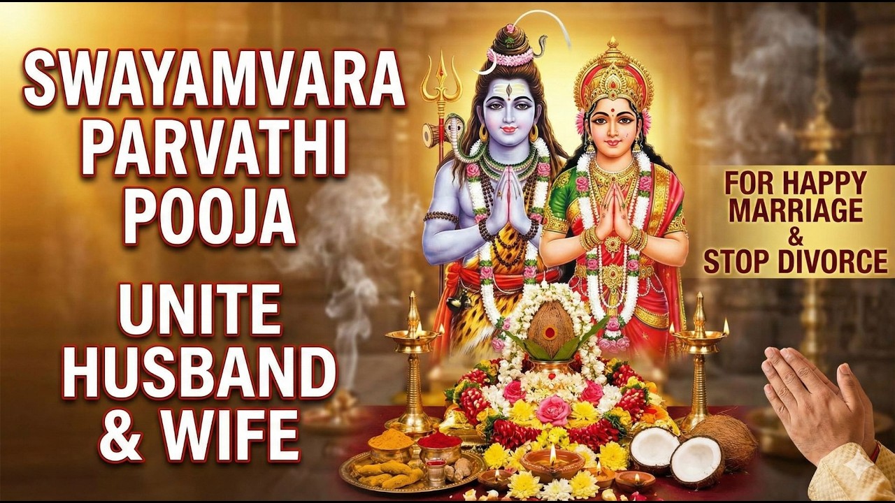 Swayamvara Parvathi Pooja - for Marriage - To Unite Husband & Wife - To Stop Divorce