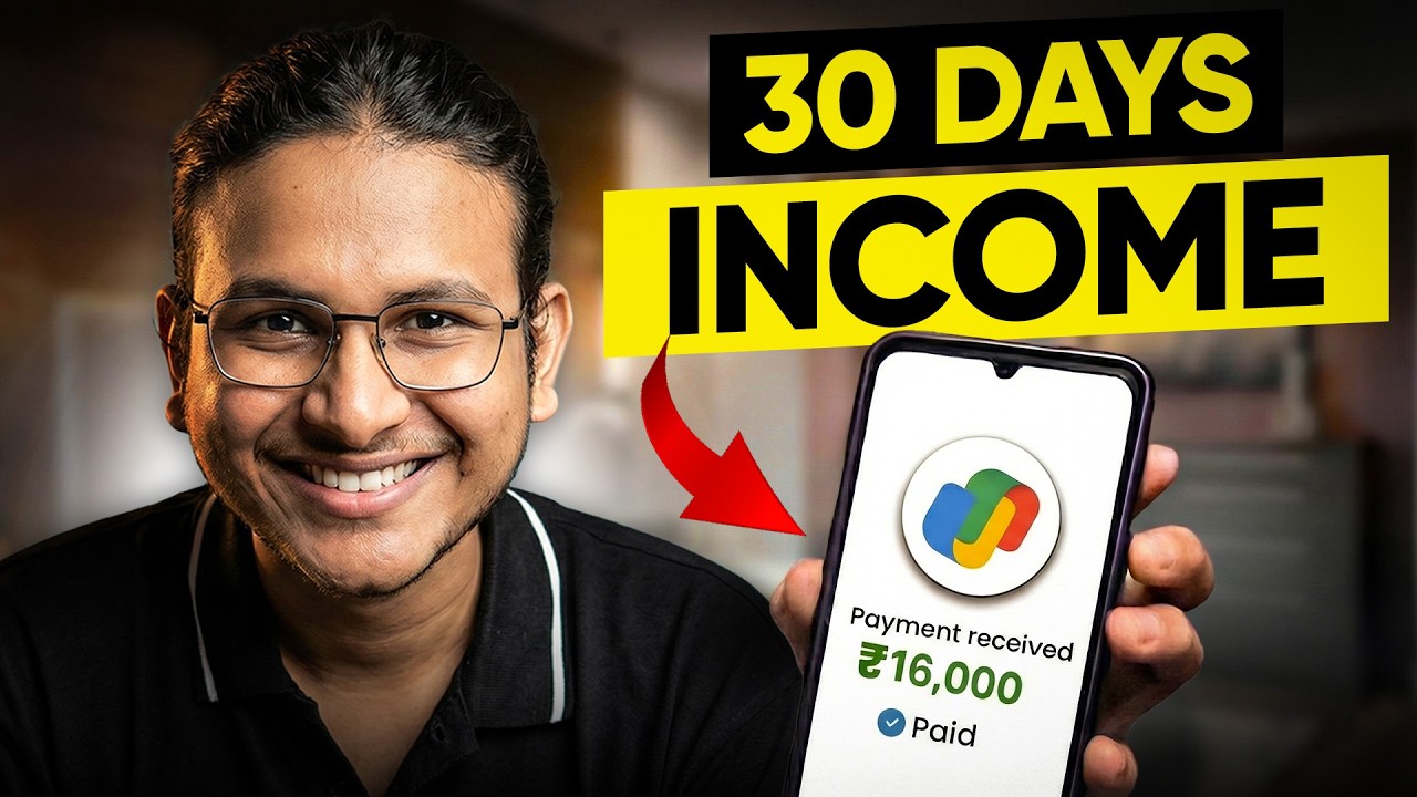I Made ₹16,000 in 30 Days as a Student (How You Can Too)