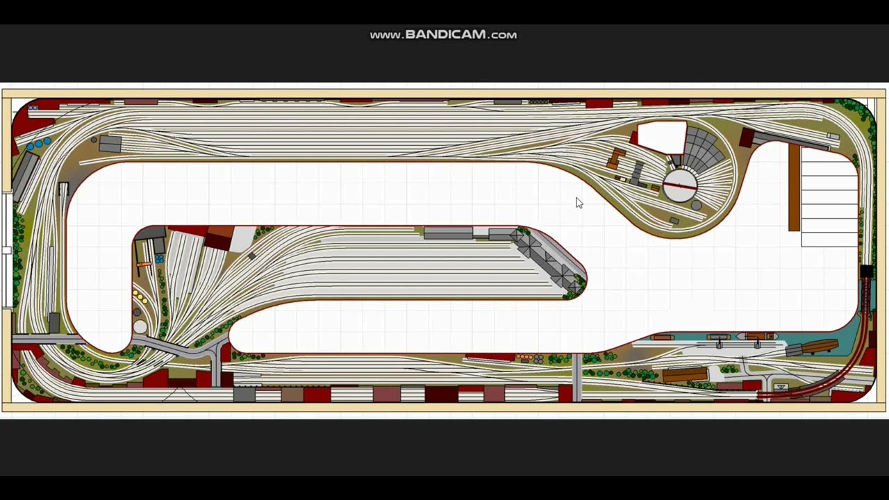 Big-city passenger terminal operation in a long narrow attic