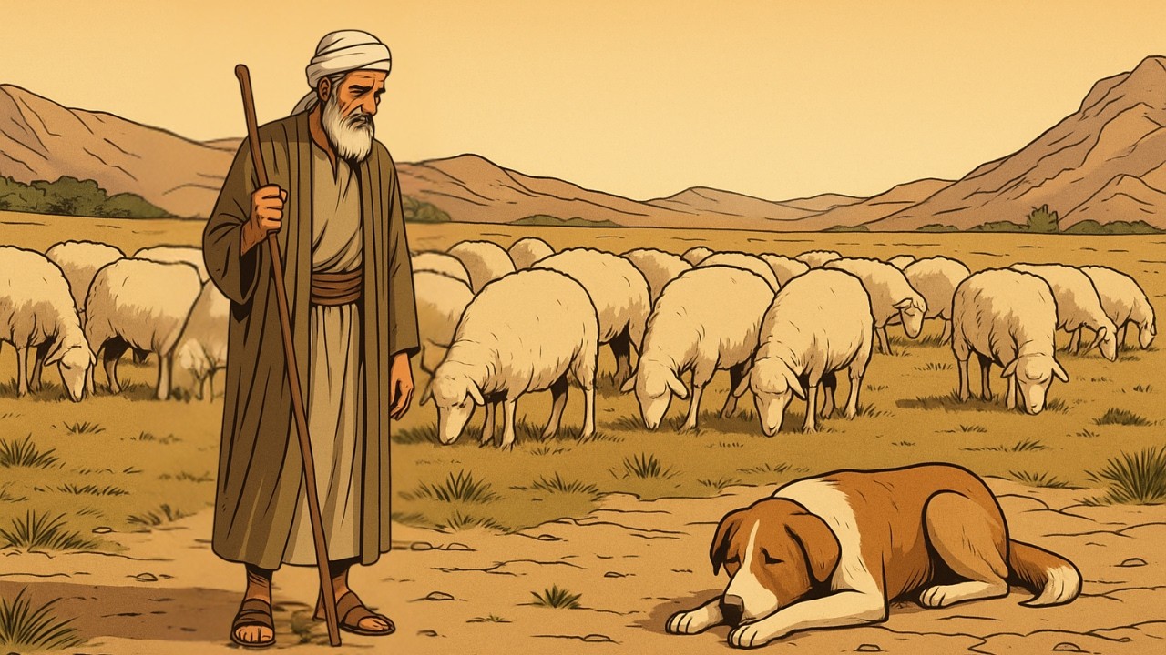#الراعي الفقير والكلب الذي ظنه الجميع كسولًا… حتى حدثت المعجزة!