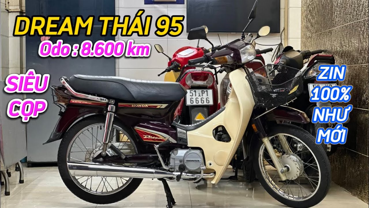 Honda Dream Thái 95 . Xe thùng chạy lướt . Đẹp như mới . Zin 100% sơn zin rất đẹp . Một đời chủ