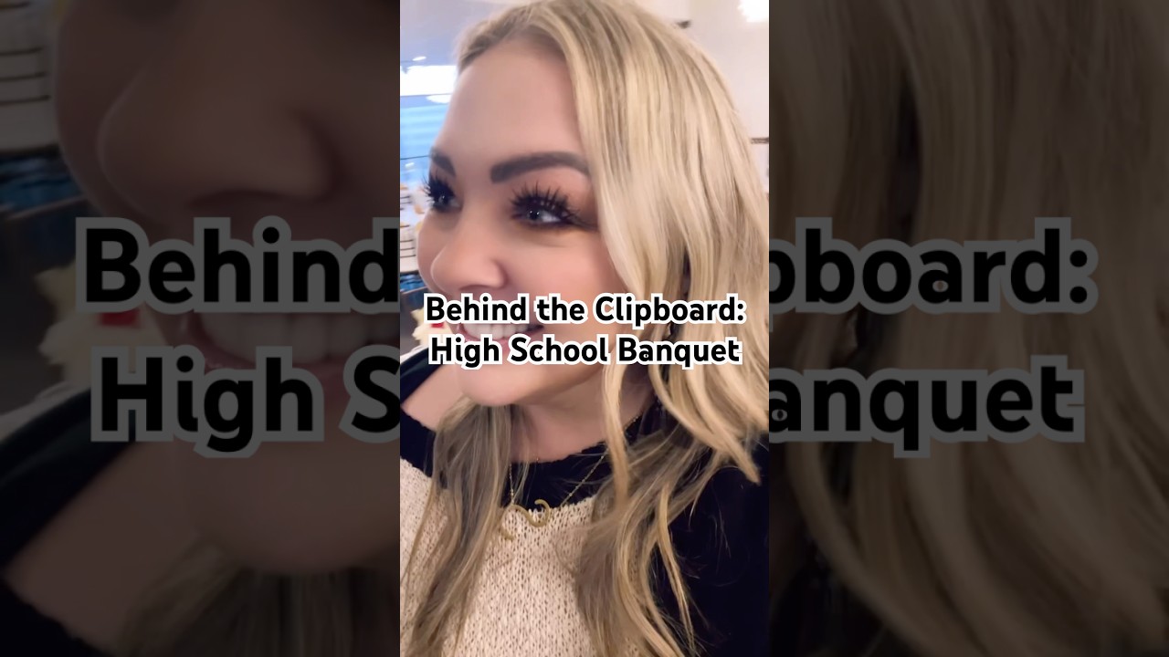 Behind the Clipboard | High School Banquet Makeover