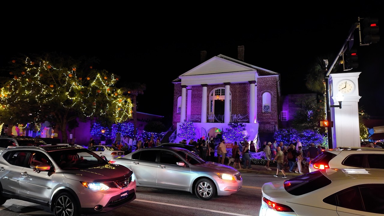 Very Busy Night In The CIty Of Halloween South Carolina 2025