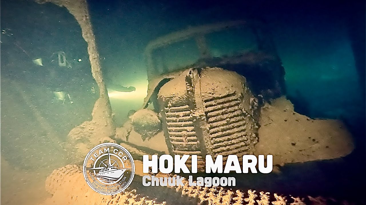 ep.09 Chuuk(Truk). Hoki maru. 트럭이 바닷속에. TeamCCR WWII Wreck & CCR & Deco