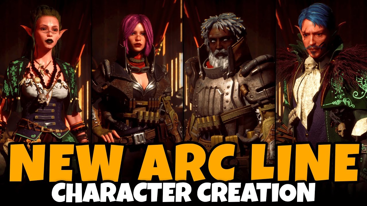 New Arc Line Character Creation (Male & Female, Full Customization, All Races, Classes, More!)