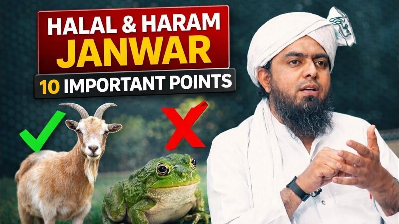 “Halal aur Haram Janwar – 10 Daleeli Points | Engineer Muhammad Ali Mirza”