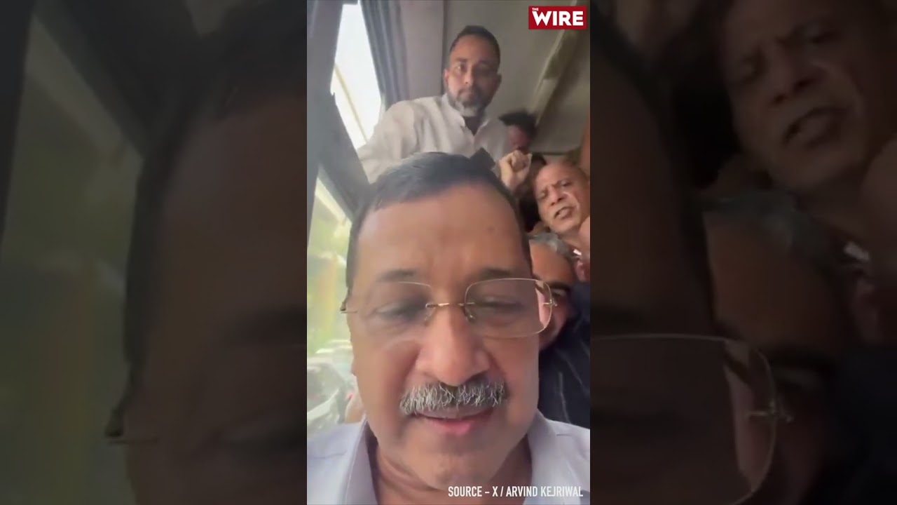 AAP National Convenor Arvind Kejriwal Detained During Protest Against CEC Gyanesh Kumar