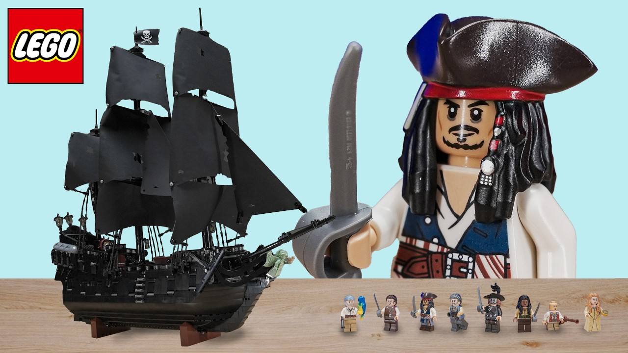 【老娘跟你拼了】要賺爛了！神鬼奇航傑克史派羅海盜船～ lego10365黑珍珠號!｜Mr.Joe Hobby.tv