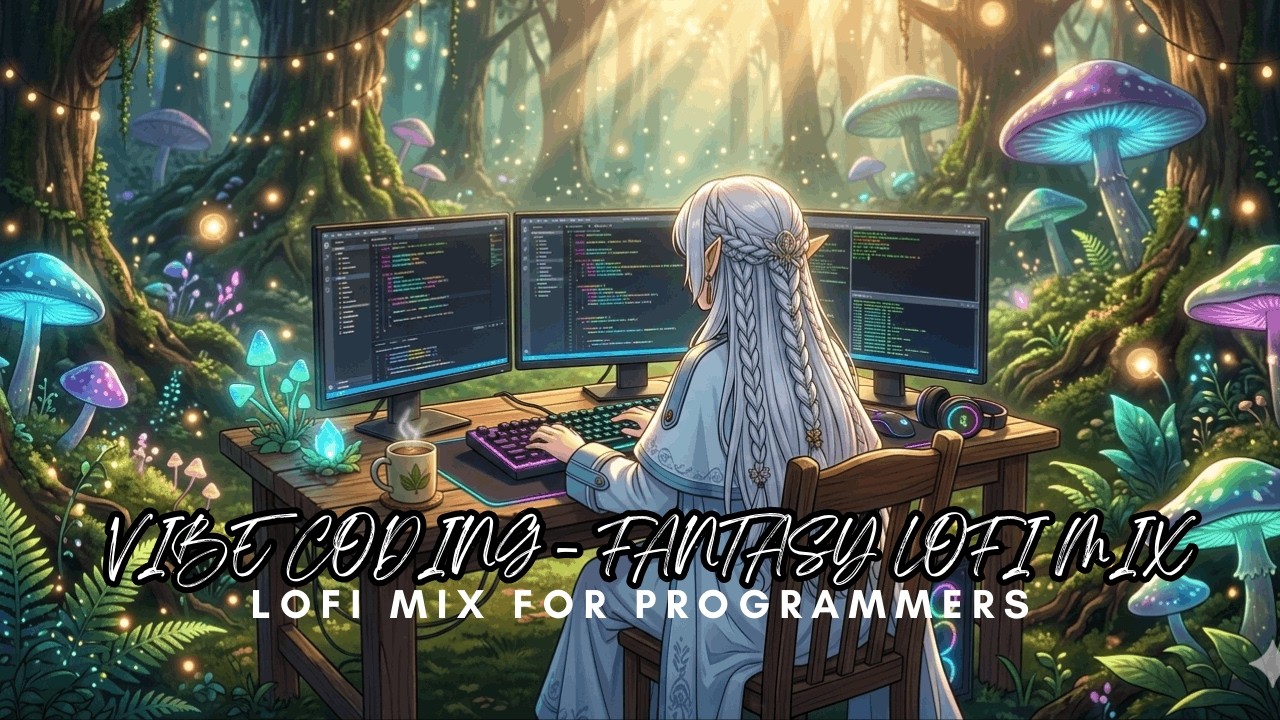 Forest Elf  - Mythical Lofi Mix ~ Fantasy Coding Beats / Enchanted Night / 森のエルフ