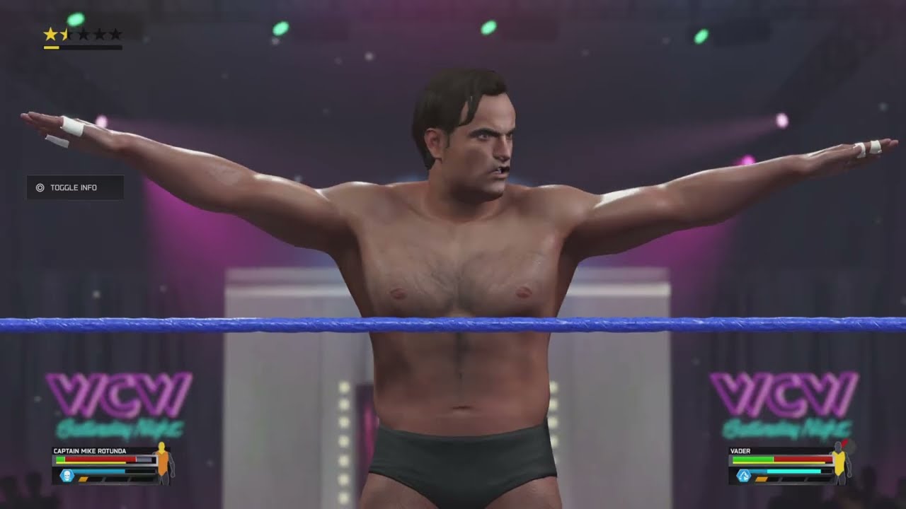 WCW Saturday Night Captain Mike Rotunda 🆚 Big Van Vader