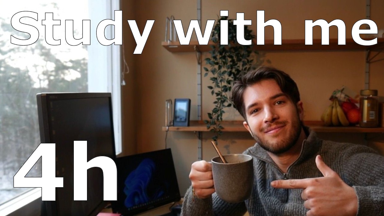 [LIVE🔴] STUDY WITH ME (3h) Cozy Productivity Session before Uni 🫡☕📚