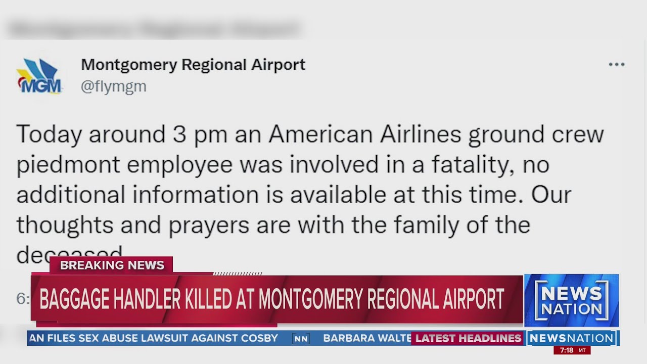 Airline worker killed in 