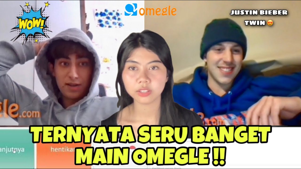 ketemu kembaran JUSTIN BIEBER di OMEGLE * ramah dan lucu banget 😍*