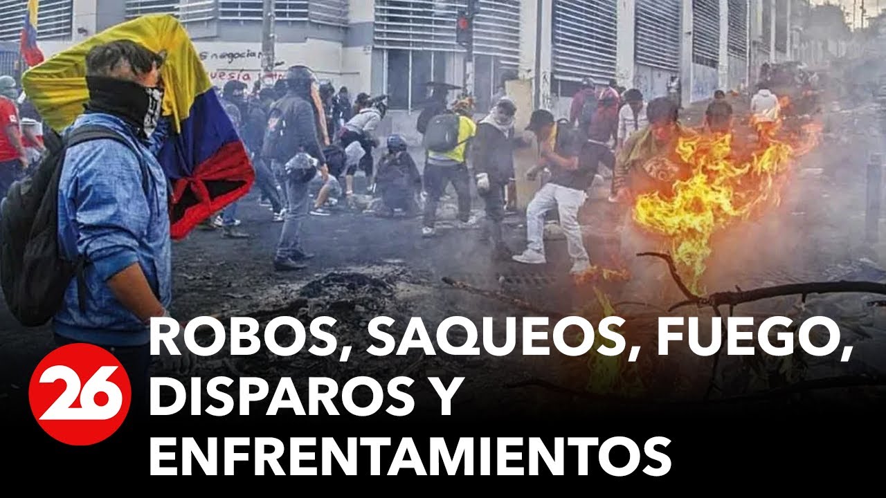 🚨 VIOLENCIA EXTREMA EN ECUADOR | Robos, saqueos, fuego, disparos y enfrentamientos en las calles