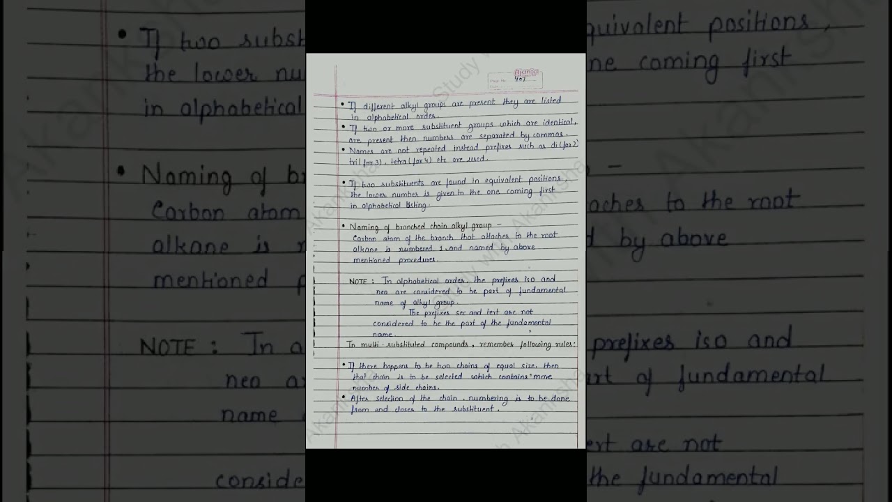 Class 11 chemistry | Organic chemistry handwritten notes | CBSE | JEE | NEET | NCERT | BSEB | NOTES