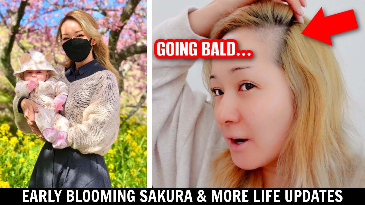I'm going bald... Postpartum Life in Japan VLOG | Sakura Festival 🌸 Spring Ceremonies & More