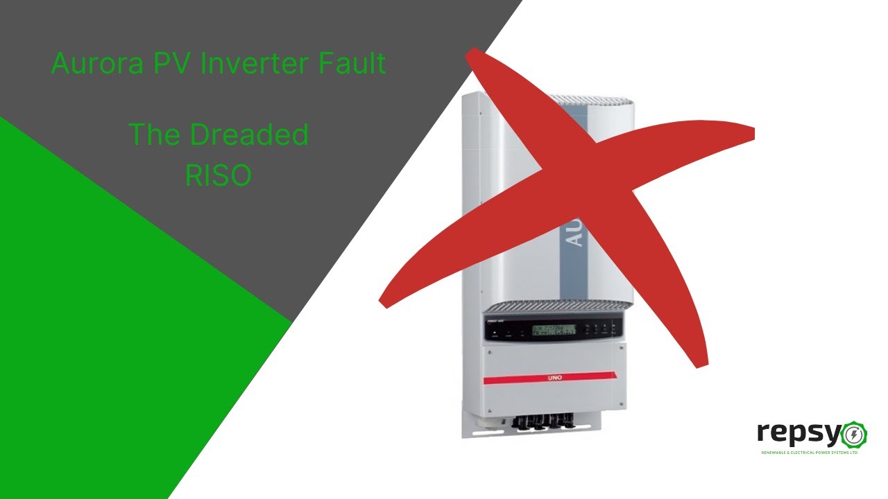 Aurora Uno PV Inverter Riso Fault #solargods #solarpv #solarmaintenance #repsy #solar