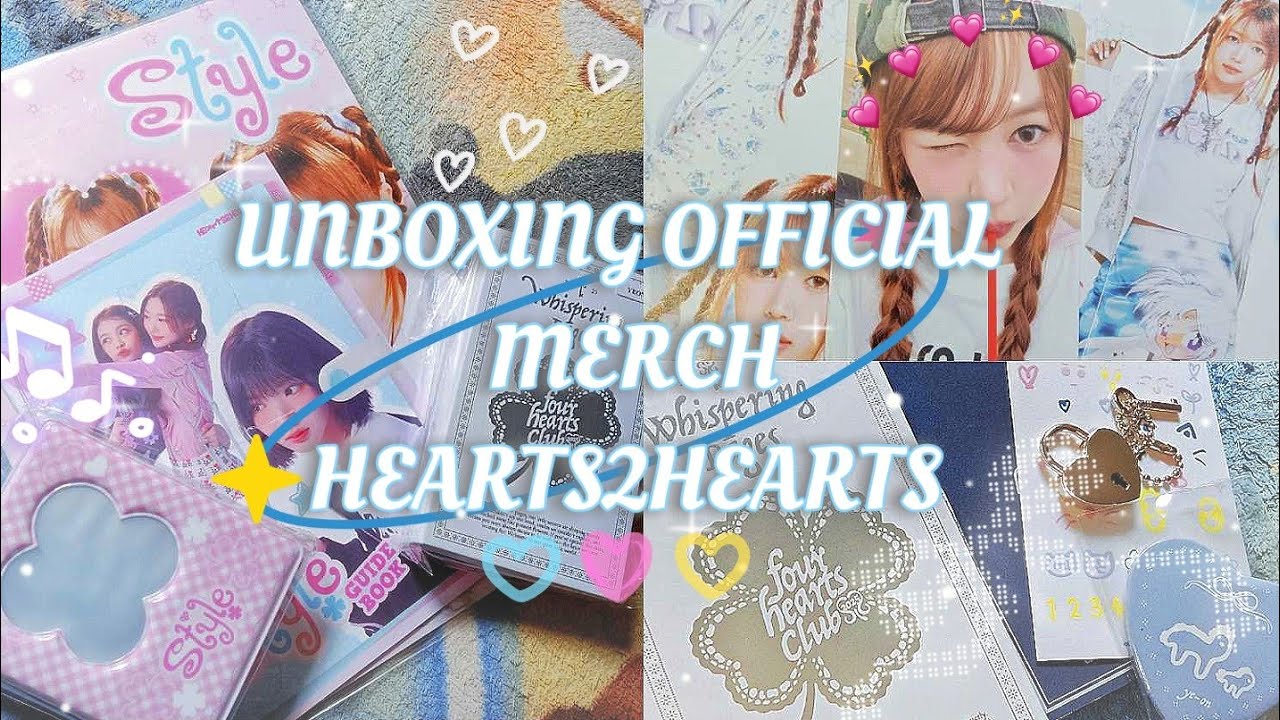 [UNBOXING] OFFICIAL MERCH FOURS HEARTS & STYLE HEARTS2HEARTS