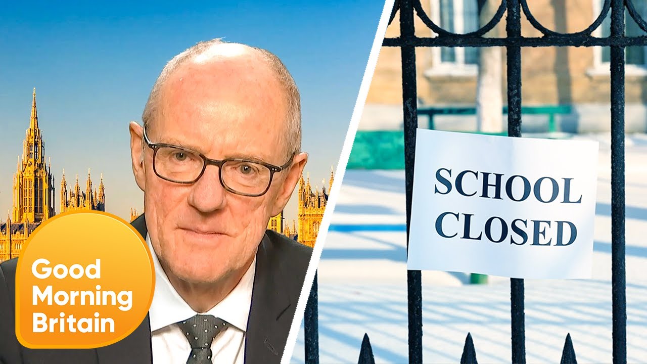 Schools Minister Nick Gibb Answers Questions On The School RAAC Crisis | Good Morning Britain