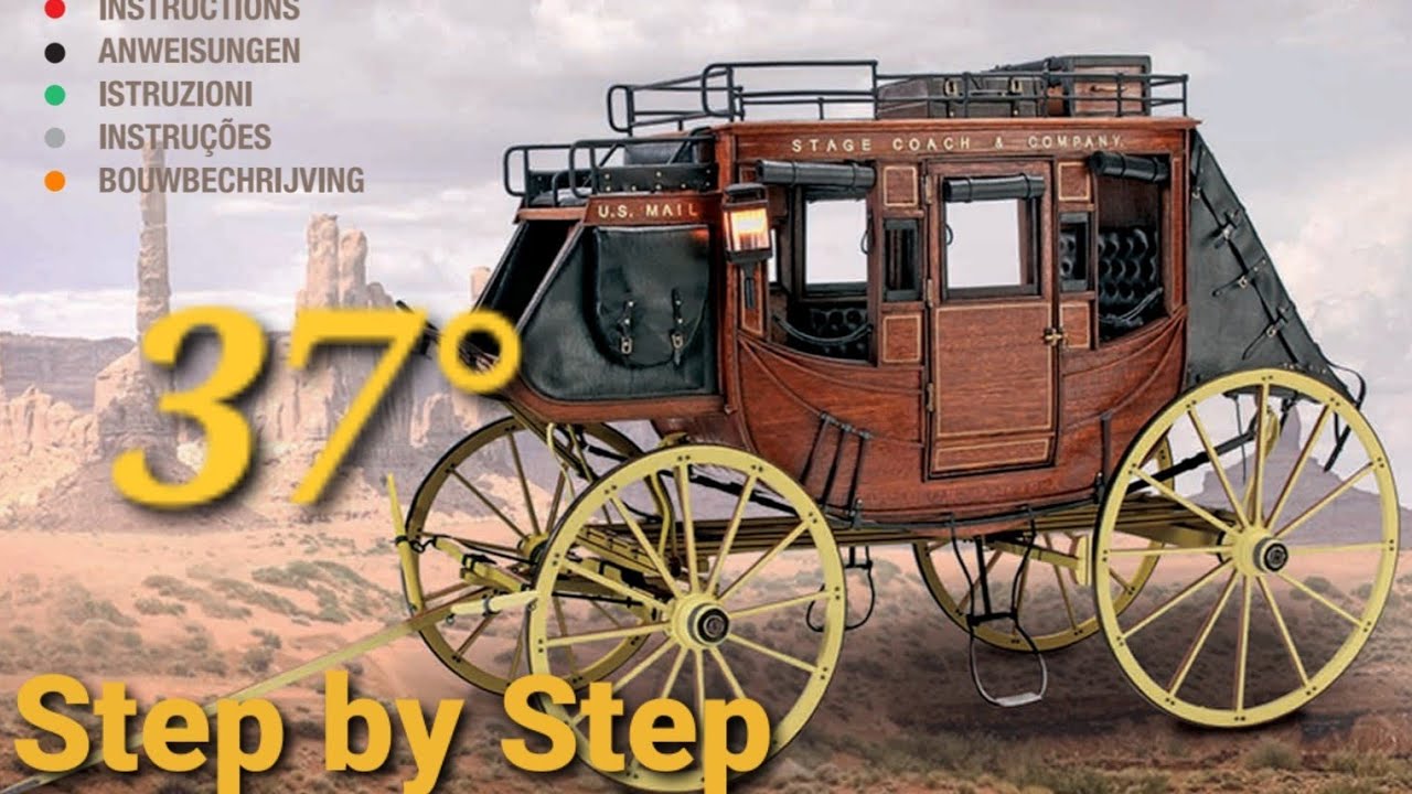 Artesiana Latina Stagecoach 1848.                    Build carriage structure.    Step by step.