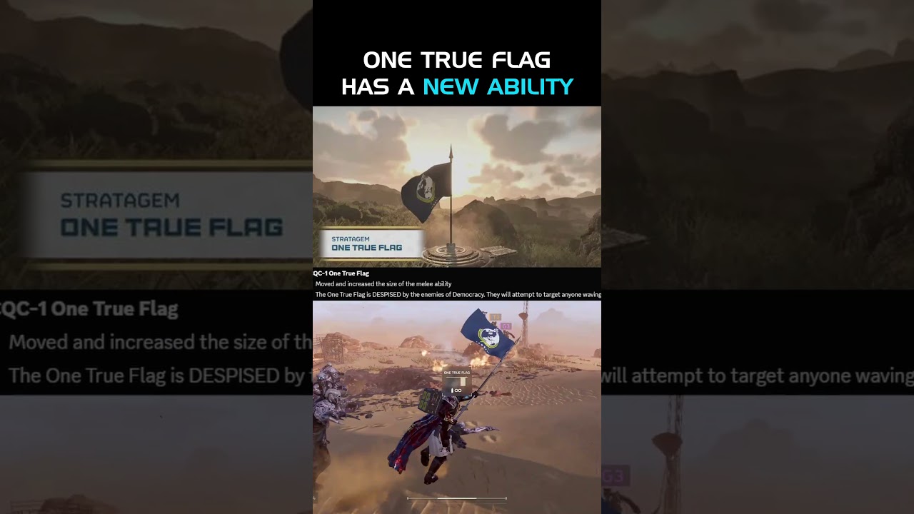 ARROWHEAD MADE BUFFED THE ONE TRUE FLAG - Helldivers 2