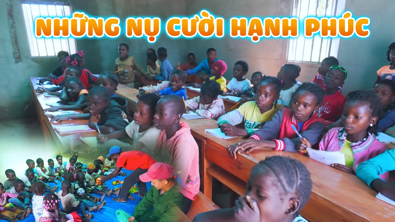 Đình Thế Vlogs || Những Nụ Cười Hạnh Phúc  Của Trẻ Em Châu Phi....