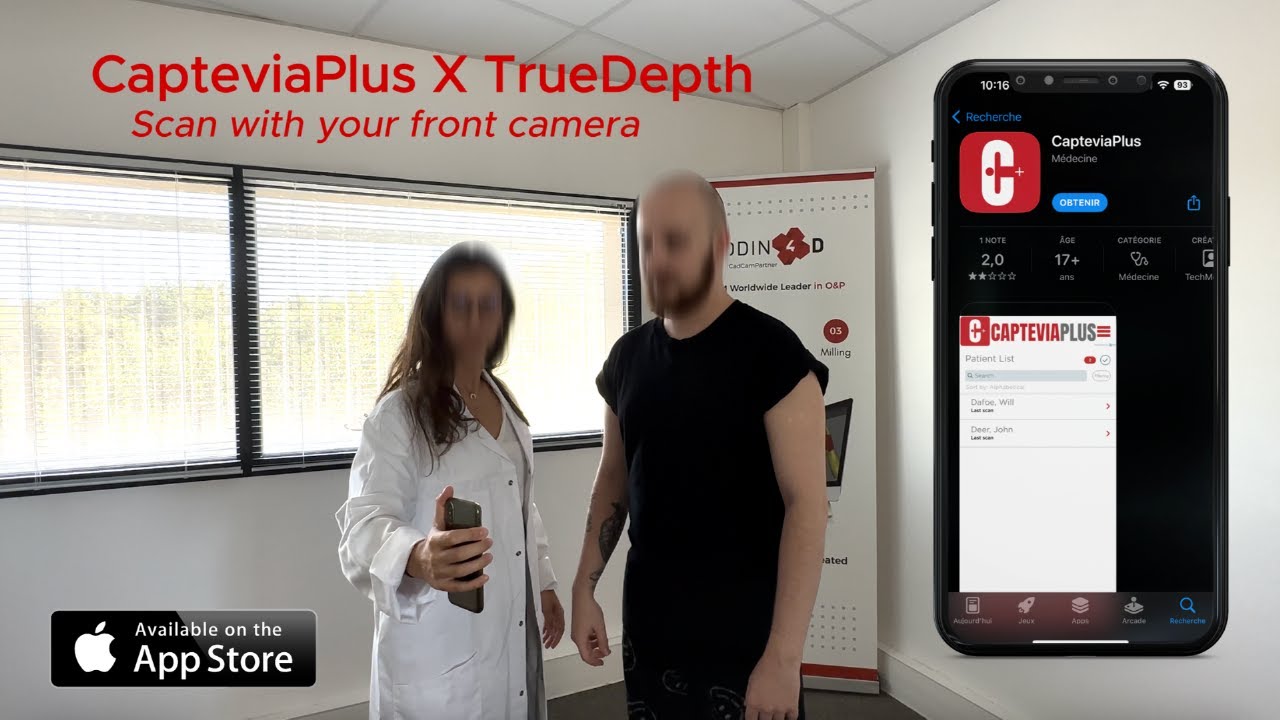 CapteviaPlus x Truedepth : scan with your front camera