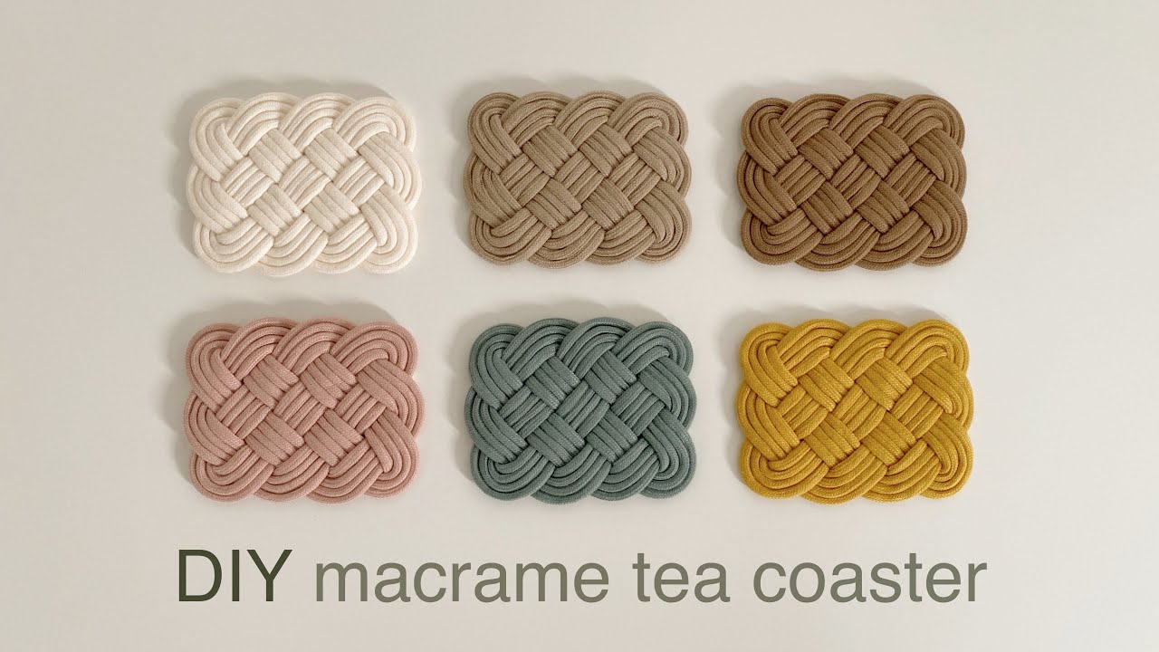 DIY | macrame tea coaster celtic knot | подстаканник для чая макраме кельтский узел