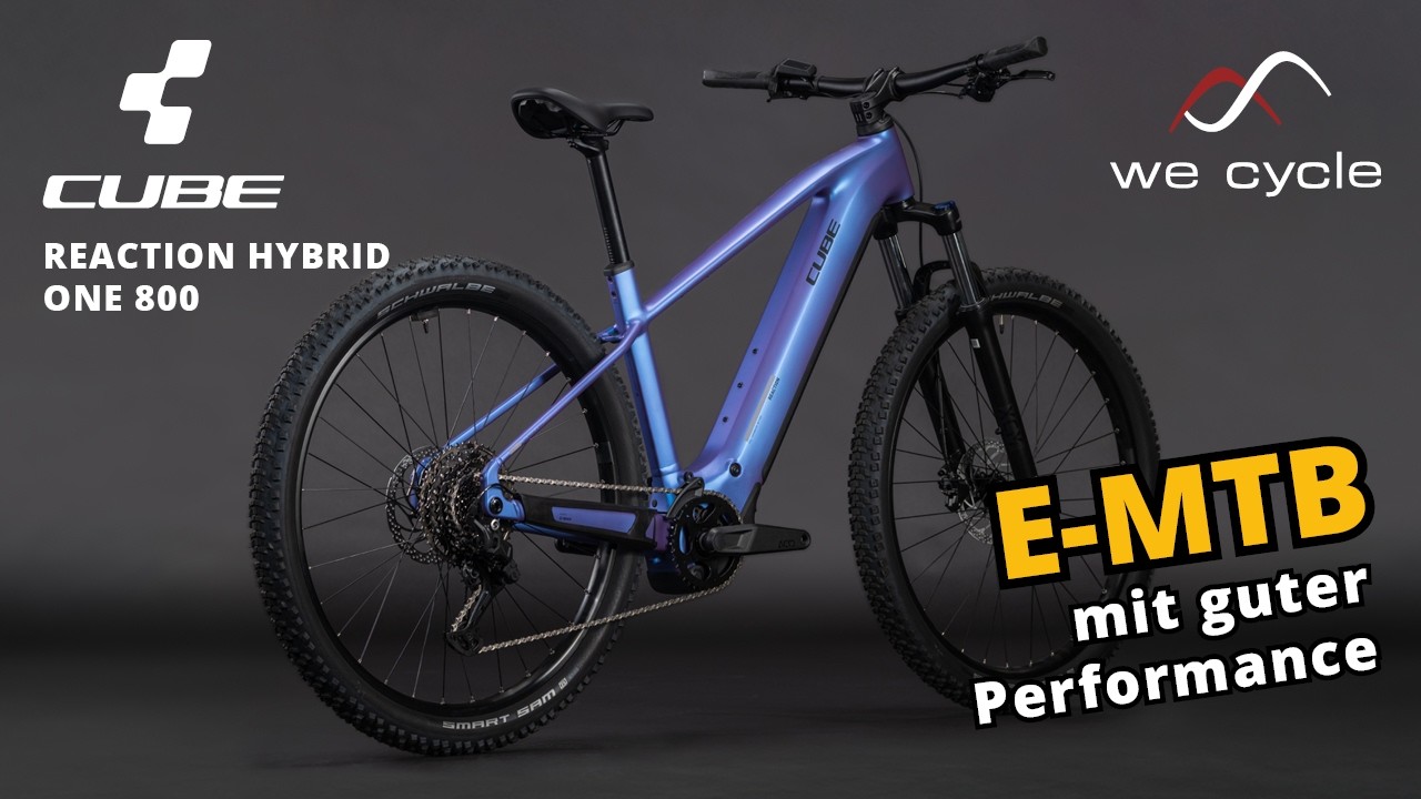 CUBE Reaction Hybrid ONE 800 2026 – Vielseitiges E‑Mountainbike‑Hardtail für Trail & Tour