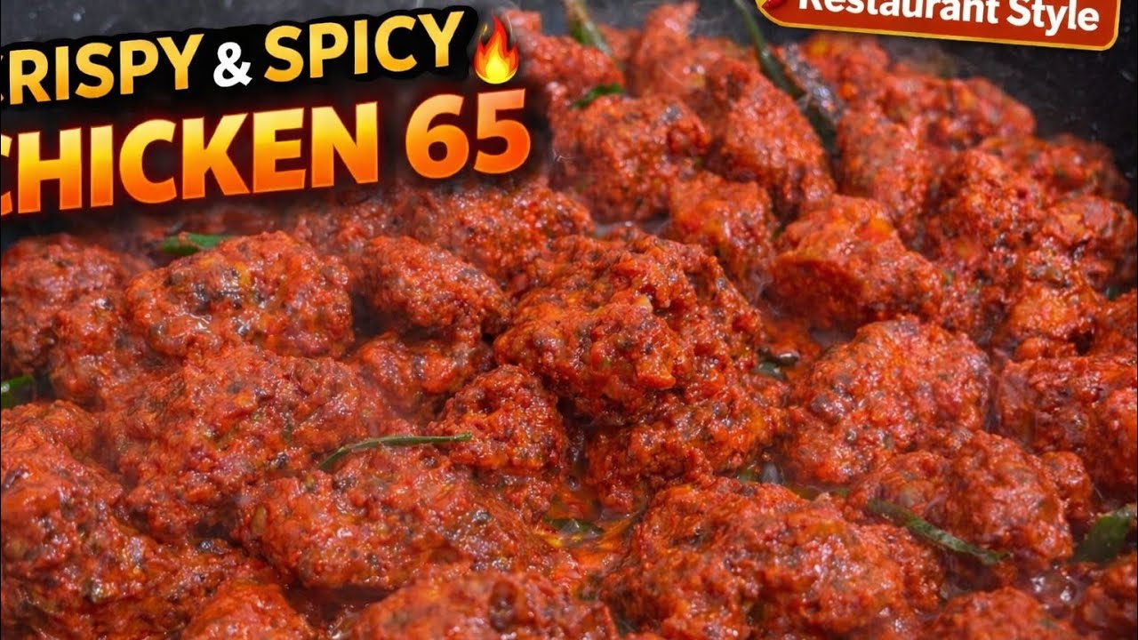 Spicy Juicy Chicken 65 Recipe | Hyderabadi Chicken 65 Restaurant Style