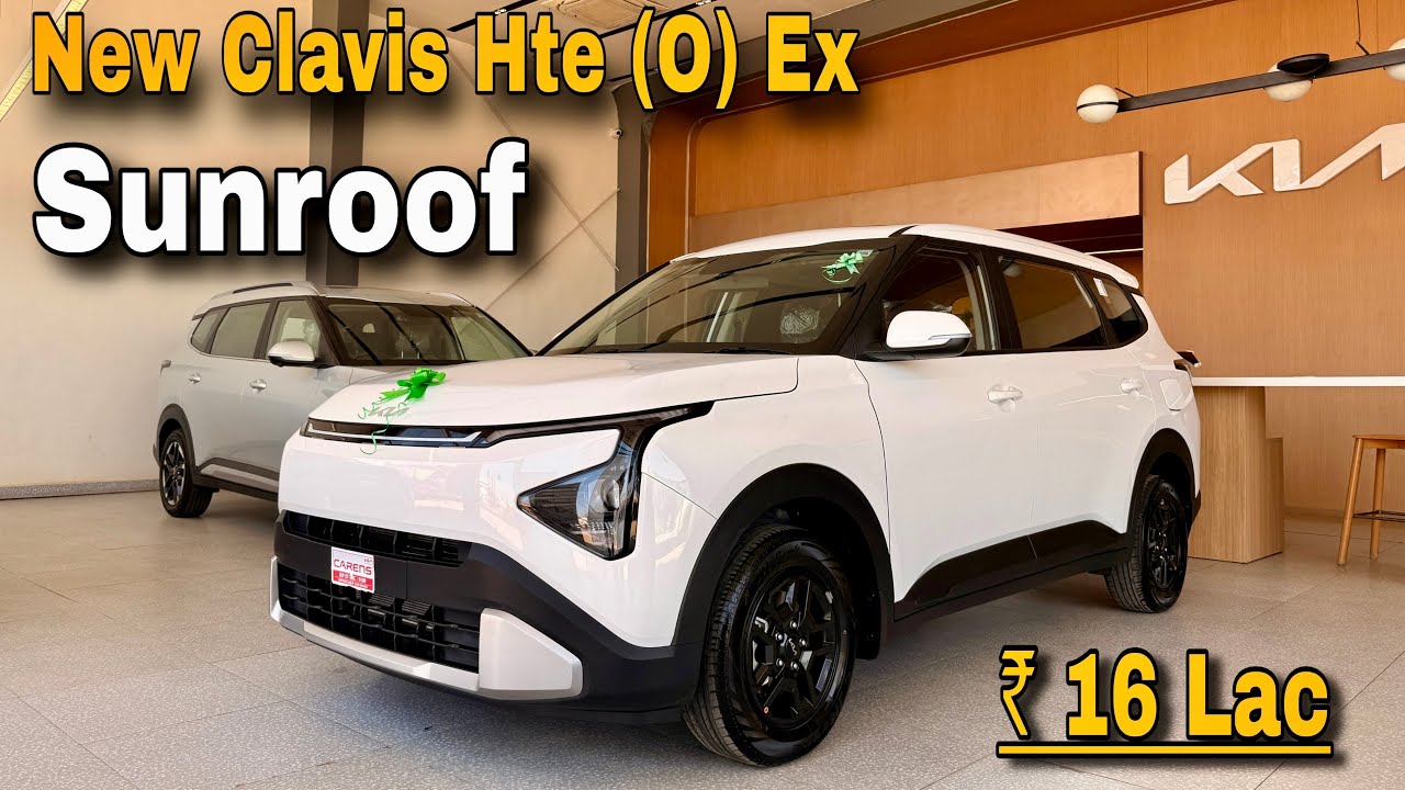 New Carens Clavis Hte (O) Ex Sunroof Model 2026 Detailed Review & Walkaround 